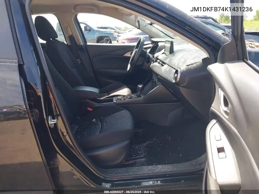 2019 Mazda Cx-3 Sport VIN: JM1DKFB74K1431236 Lot: 42585327