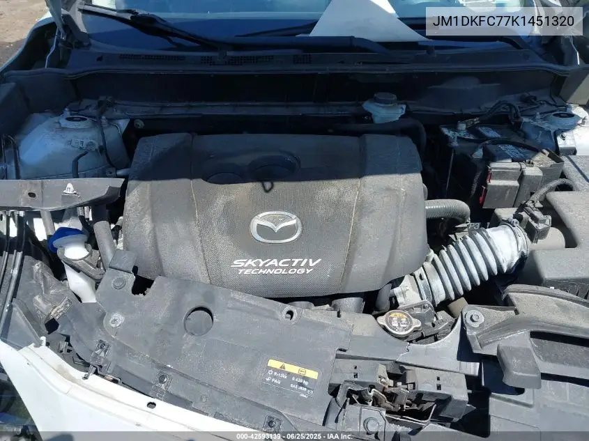 2019 Mazda Cx-3 Touring VIN: JM1DKFC77K1451320 Lot: 42593139