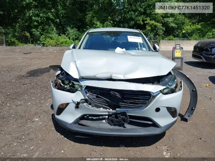 2019 Mazda Cx-3 Touring VIN: JM1DKFC77K1451320 Lot: 42593139