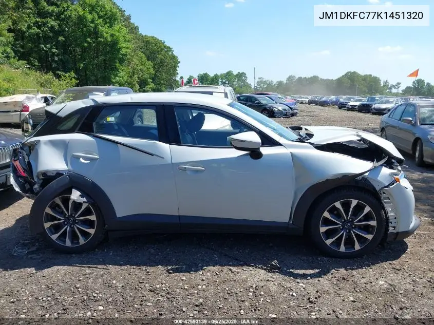 2019 Mazda Cx-3 Touring VIN: JM1DKFC77K1451320 Lot: 42593139