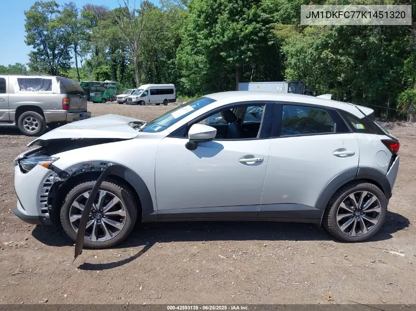 2019 Mazda Cx-3 Touring VIN: JM1DKFC77K1451320 Lot: 42593139