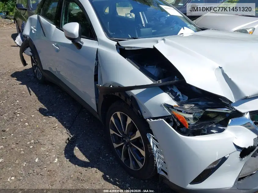 2019 Mazda Cx-3 Touring VIN: JM1DKFC77K1451320 Lot: 42593139