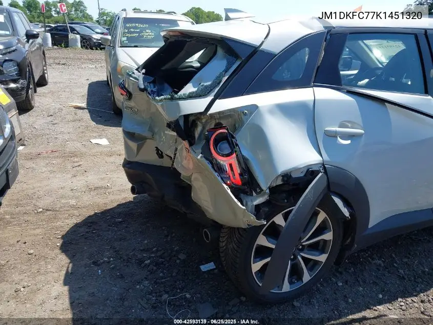 2019 Mazda Cx-3 Touring VIN: JM1DKFC77K1451320 Lot: 42593139
