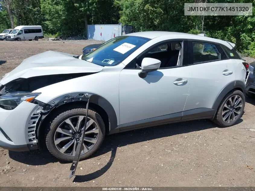 2019 Mazda Cx-3 Touring VIN: JM1DKFC77K1451320 Lot: 42593139