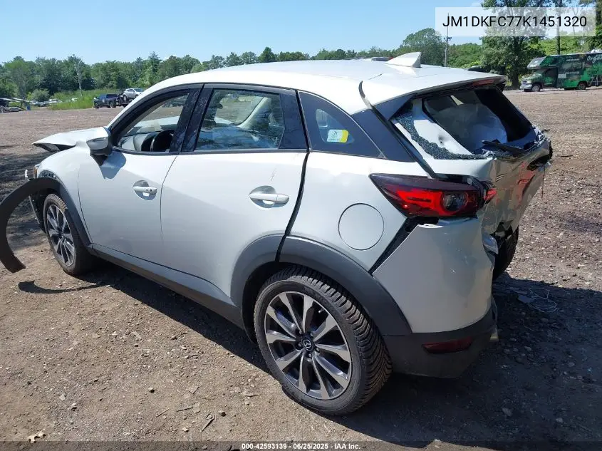 2019 Mazda Cx-3 Touring VIN: JM1DKFC77K1451320 Lot: 42593139