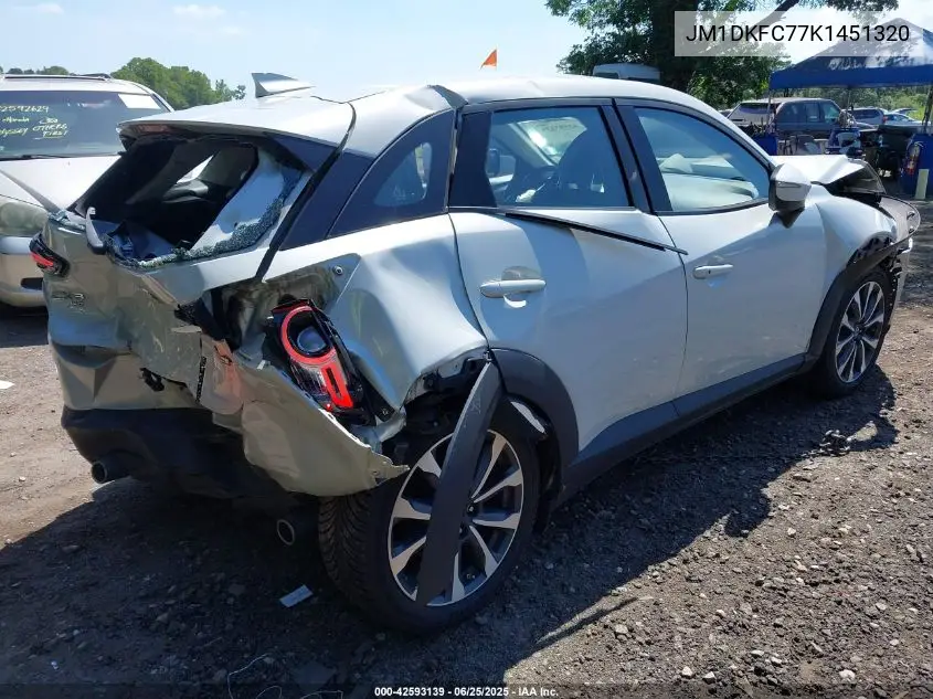 2019 Mazda Cx-3 Touring VIN: JM1DKFC77K1451320 Lot: 42593139