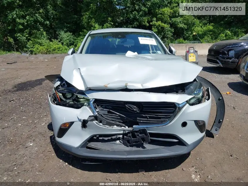 2019 Mazda Cx-3 Touring VIN: JM1DKFC77K1451320 Lot: 42593139