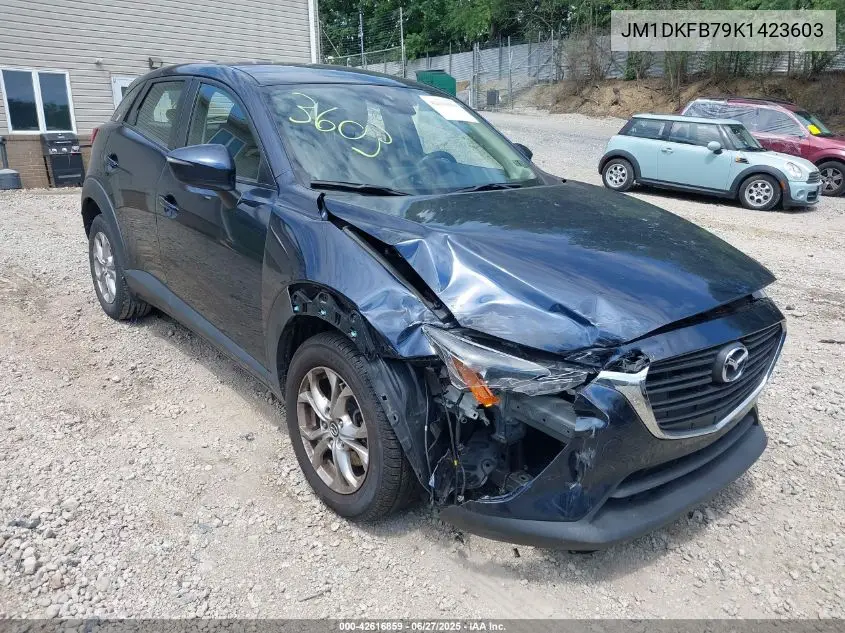 2019 Mazda Cx-3 Sport VIN: JM1DKFB79K1423603 Lot: 42616859