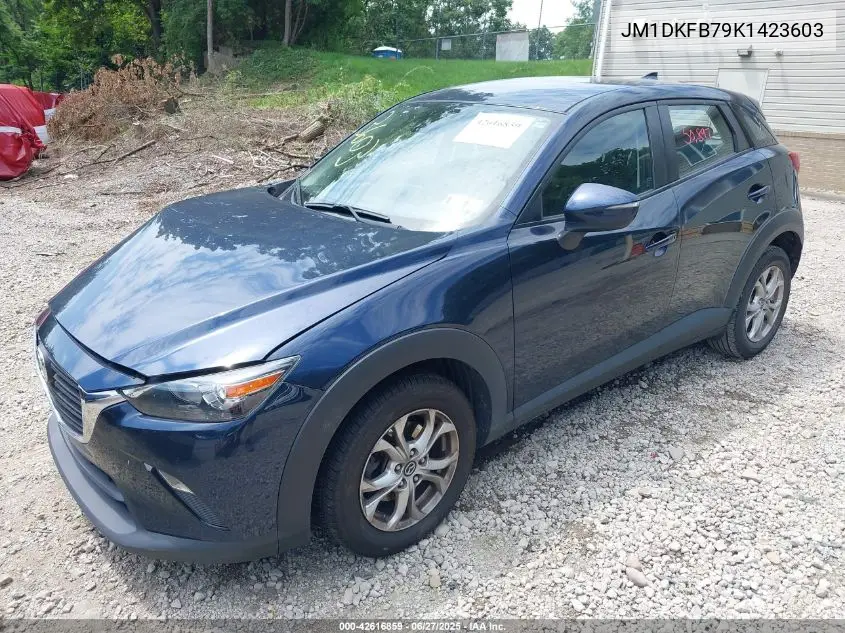 2019 Mazda Cx-3 Sport VIN: JM1DKFB79K1423603 Lot: 42616859