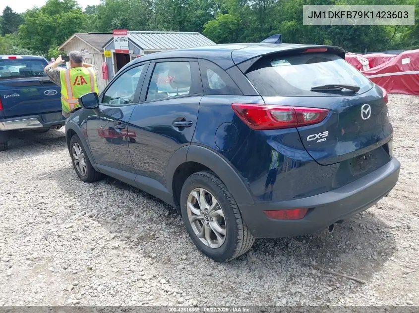 2019 Mazda Cx-3 Sport VIN: JM1DKFB79K1423603 Lot: 42616859