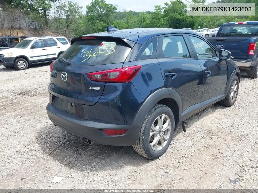 2019 Mazda Cx-3 Sport VIN: JM1DKFB79K1423603 Lot: 42616859