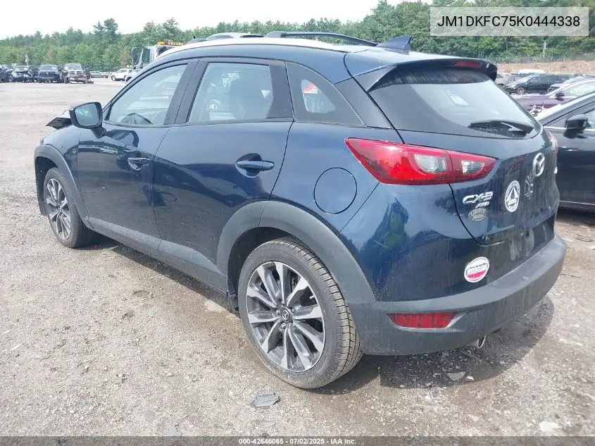 2019 Mazda Cx-3 Touring VIN: JM1DKFC75K0444338 Lot: 42646065