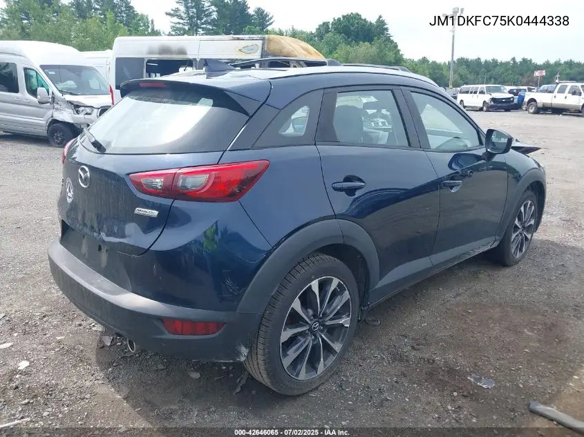 2019 Mazda Cx-3 Touring VIN: JM1DKFC75K0444338 Lot: 42646065