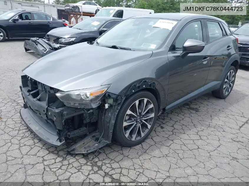2019 Mazda Cx-3 Touring VIN: JM1DKFC78K0444723 Lot: 42664038