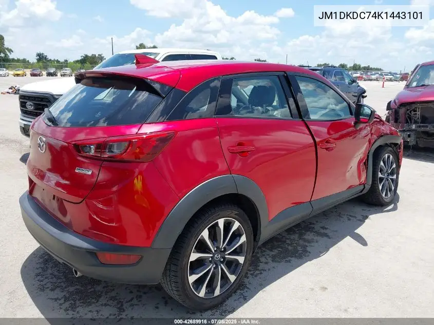 2019 Mazda Cx-3 Touring VIN: JM1DKDC74K1443101 Lot: 42689916
