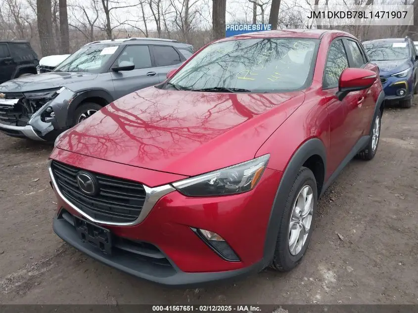 2020 Mazda Cx-3 Sport VIN: JM1DKDB78L1471907 Lot: 41567651