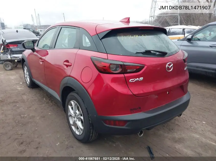 2020 Mazda Cx-3 Sport VIN: JM1DKDB78L1471907 Lot: 41567651