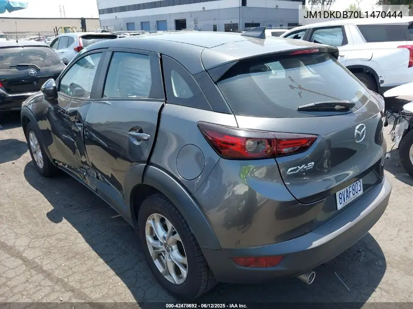 2020 Mazda Cx-3 Sport VIN: JM1DKDB70L1470444 Lot: 42478692