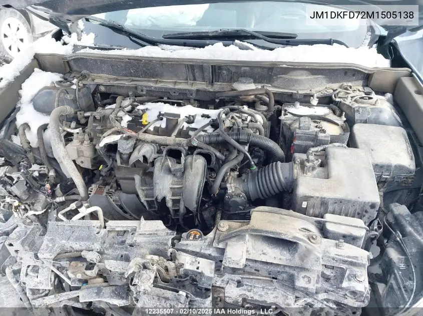 2021 Mazda Cx-3 VIN: JM1DKFD72M1505138 Lot: 12235507