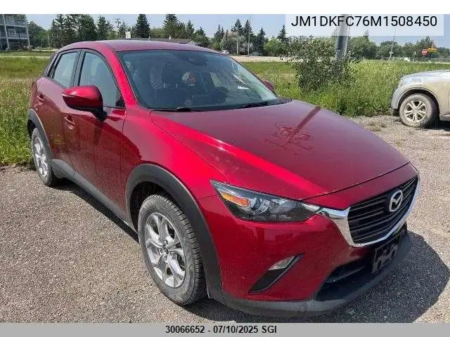 2021 Mazda Cx-3 Touring VIN: JM1DKFC76M1508450 Lot: 30066652