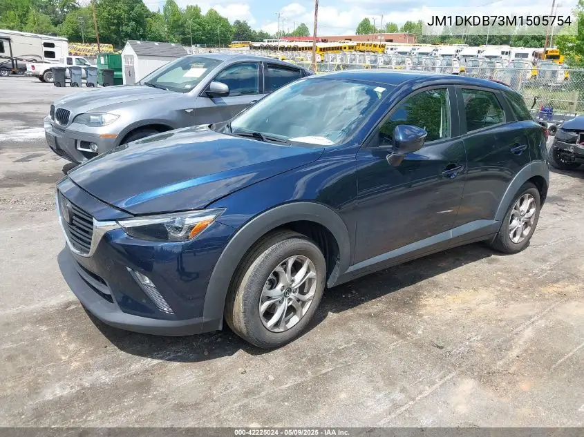 2021 Mazda Cx-3 Sport VIN: JM1DKDB73M1505754 Lot: 42225024