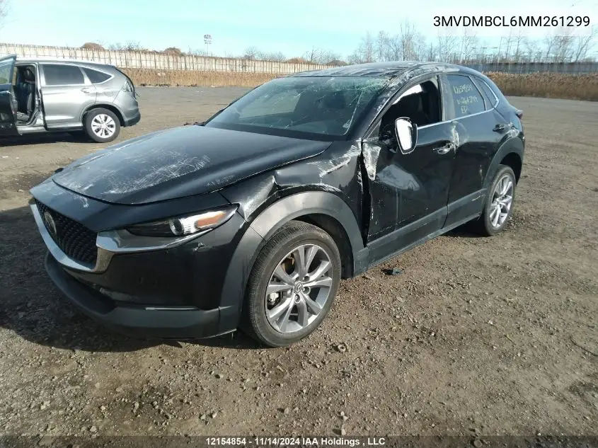 2021 Mazda Cx-30 VIN: 3MVDMBCL6MM261299 Lot: 12154854