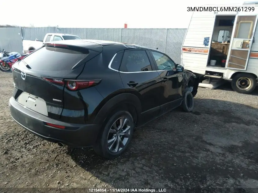2021 Mazda Cx-30 VIN: 3MVDMBCL6MM261299 Lot: 12154854