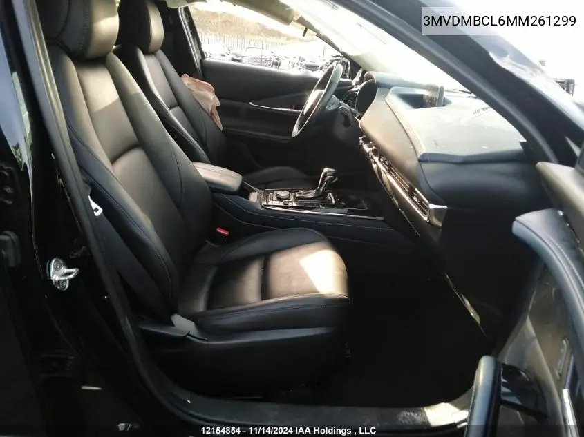 2021 Mazda Cx-30 VIN: 3MVDMBCL6MM261299 Lot: 12154854