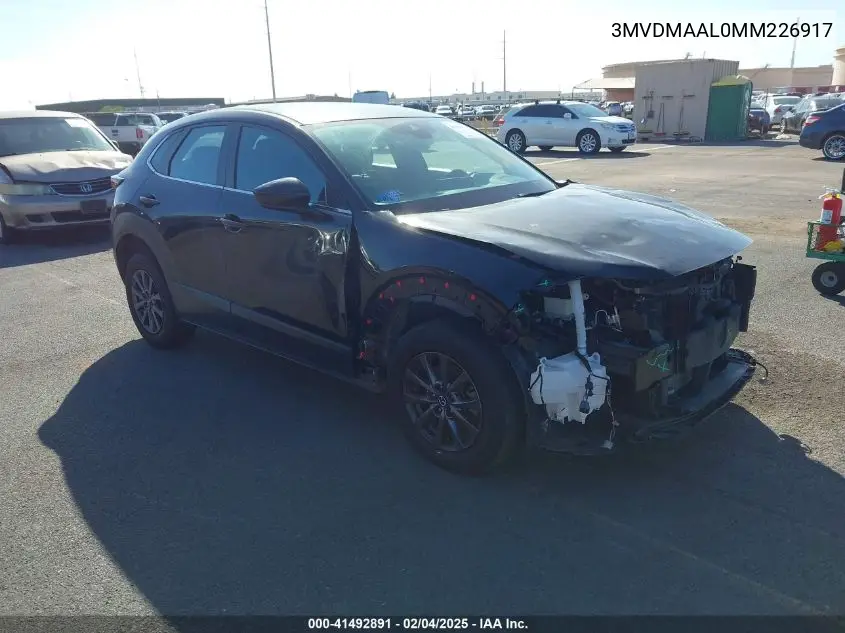 2021 Mazda Cx-30 2.5 S VIN: 3MVDMAAL0MM226917 Lot: 41492891
