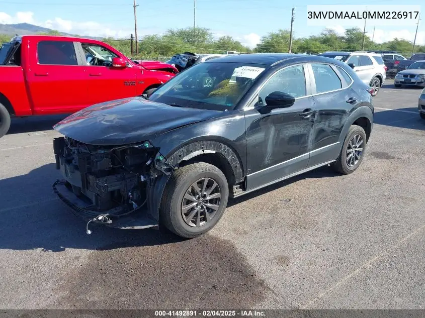 2021 Mazda Cx-30 2.5 S VIN: 3MVDMAAL0MM226917 Lot: 41492891