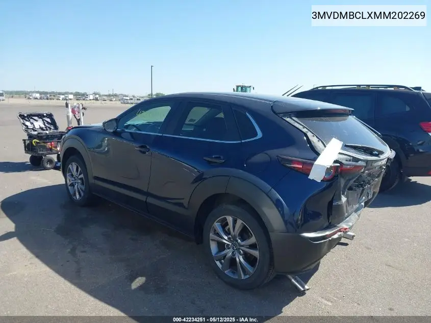 2021 Mazda Cx-30 Preferred VIN: 3MVDMBCLXMM202269 Lot: 42234251