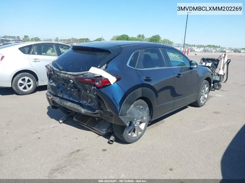 2021 Mazda Cx-30 Preferred VIN: 3MVDMBCLXMM202269 Lot: 42234251