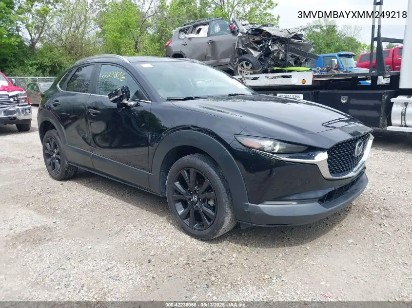 2021 Mazda Cx-30 2.5 Turbo VIN: 3MVDMBAYXMM249218 Lot: 42238058