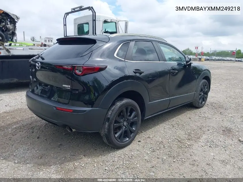 2021 Mazda Cx-30 2.5 Turbo VIN: 3MVDMBAYXMM249218 Lot: 42238058