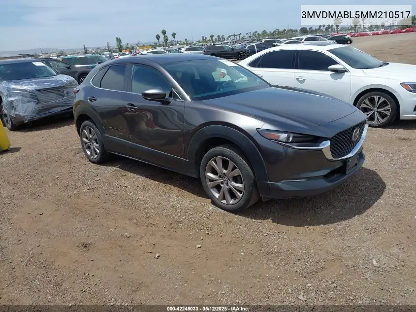 2021 Mazda Cx-30 Select VIN: 3MVDMABL5MM210517 Lot: 42245033