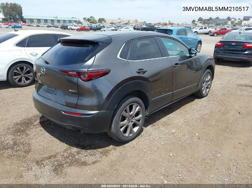 2021 Mazda Cx-30 Select VIN: 3MVDMABL5MM210517 Lot: 42245033
