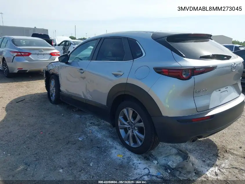 2021 Mazda Cx-30 Select VIN: 3MVDMABL8MM273045 Lot: 42258604