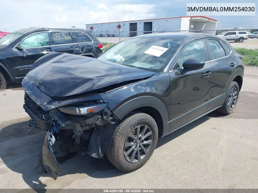 2021 Mazda Cx-30 2.5 S VIN: 3MVDMBAL0MM254030 Lot: 42261180