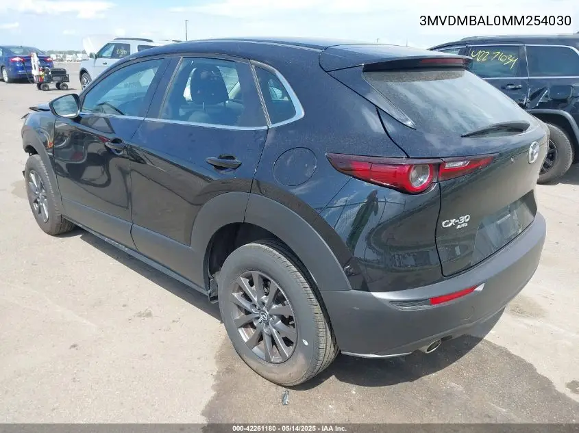 2021 Mazda Cx-30 2.5 S VIN: 3MVDMBAL0MM254030 Lot: 42261180