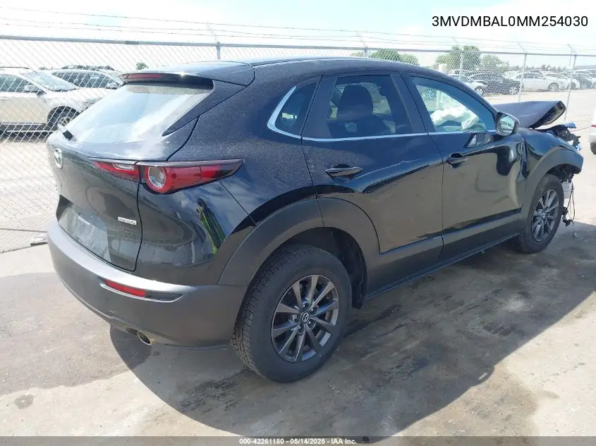 2021 Mazda Cx-30 2.5 S VIN: 3MVDMBAL0MM254030 Lot: 42261180