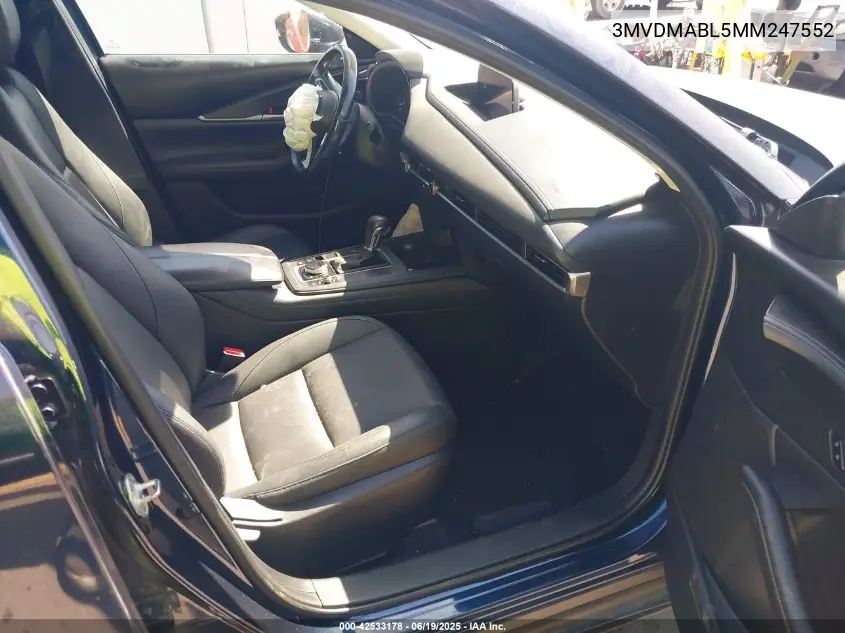 2021 Mazda Cx-30 Select VIN: 3MVDMABL5MM247552 Lot: 42533178