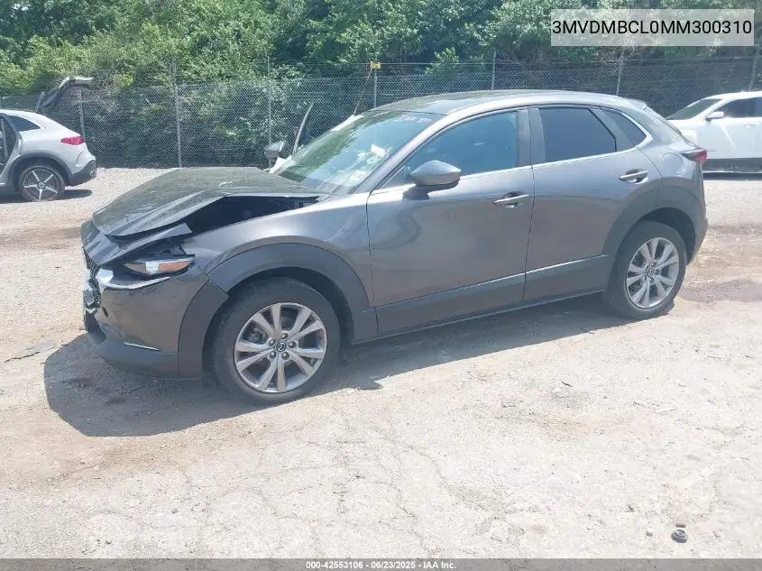 2021 Mazda Cx-30 Preferred VIN: 3MVDMBCL0MM300310 Lot: 42553106