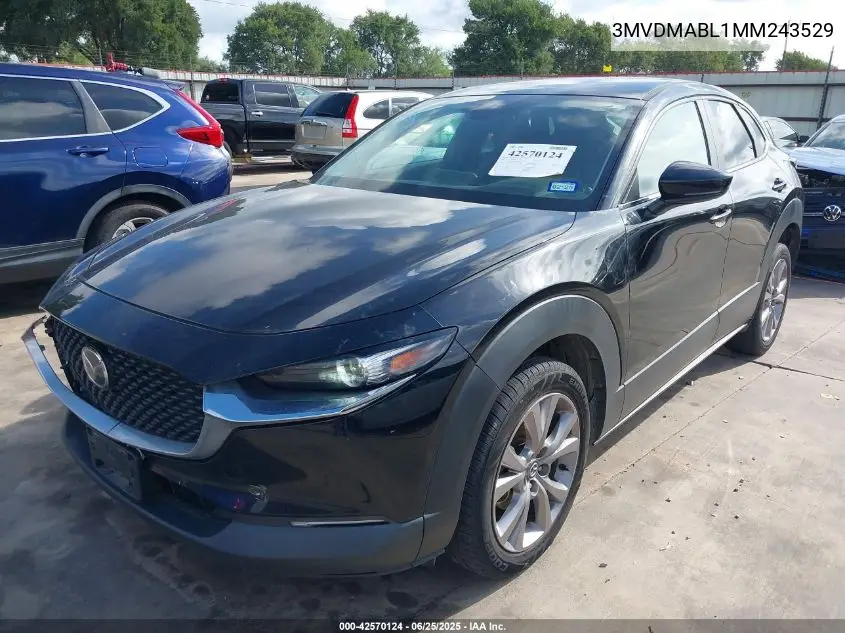 2021 Mazda Cx-30 Select VIN: 3MVDMABL1MM243529 Lot: 42570124