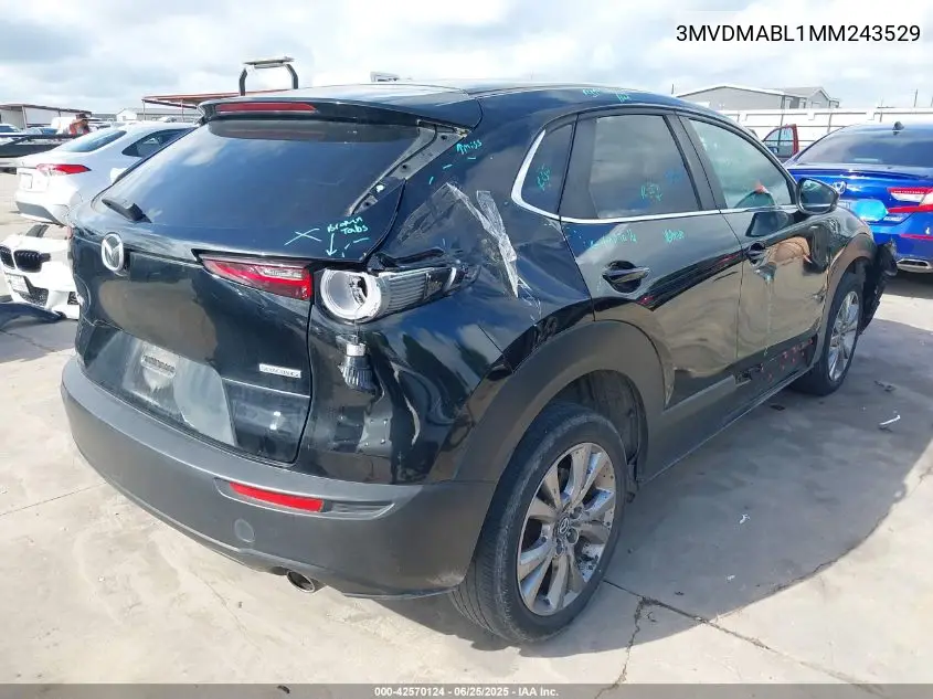 2021 Mazda Cx-30 Select VIN: 3MVDMABL1MM243529 Lot: 42570124