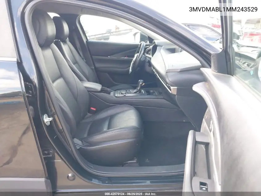 2021 Mazda Cx-30 Select VIN: 3MVDMABL1MM243529 Lot: 42570124