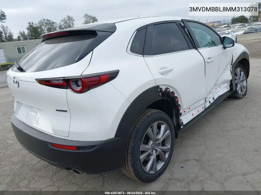 2021 Mazda Cx-30 Select VIN: 3MVDMBBL8MM313078 Lot: 42574873