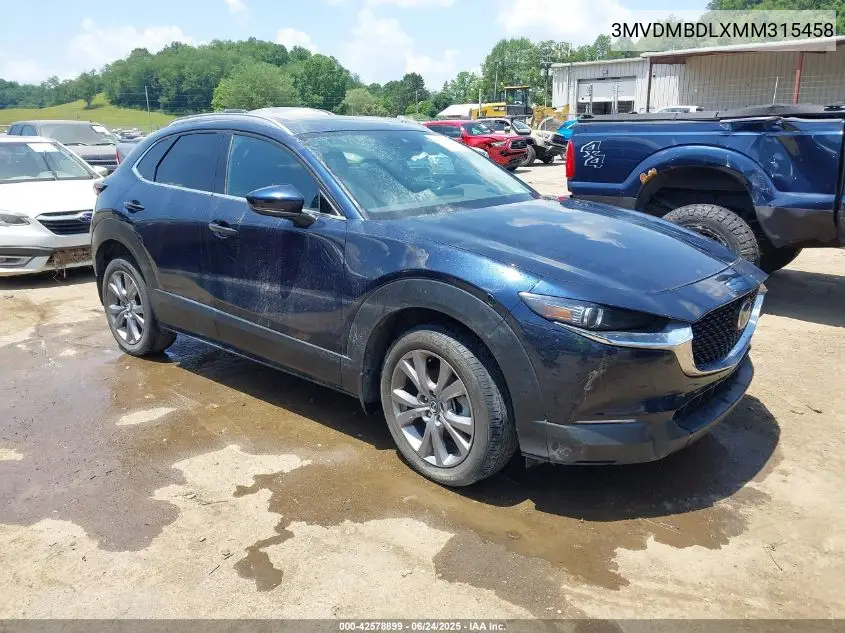 2021 Mazda Cx-30 Premium VIN: 3MVDMBDLXMM315458 Lot: 42578899