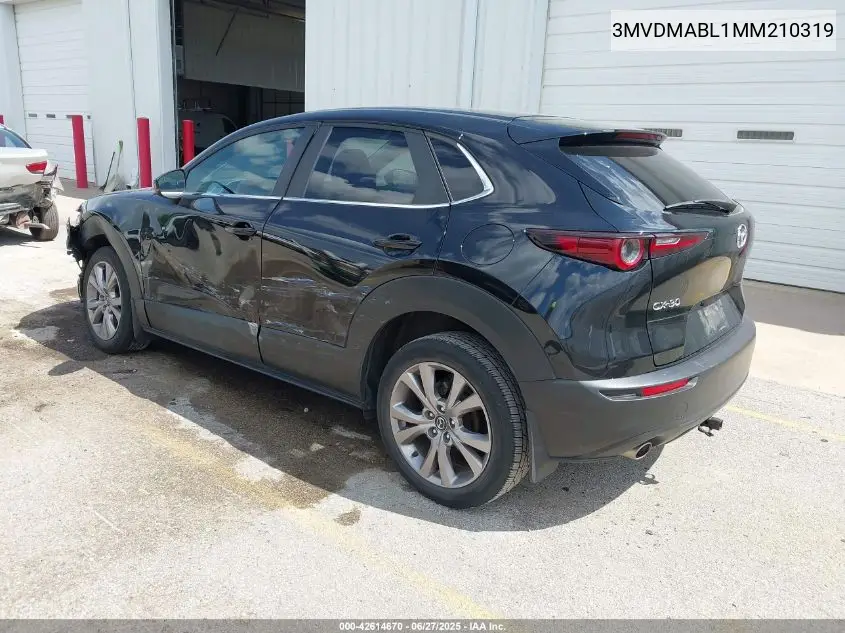 2021 Mazda Cx-30 Select VIN: 3MVDMABL1MM210319 Lot: 42614670