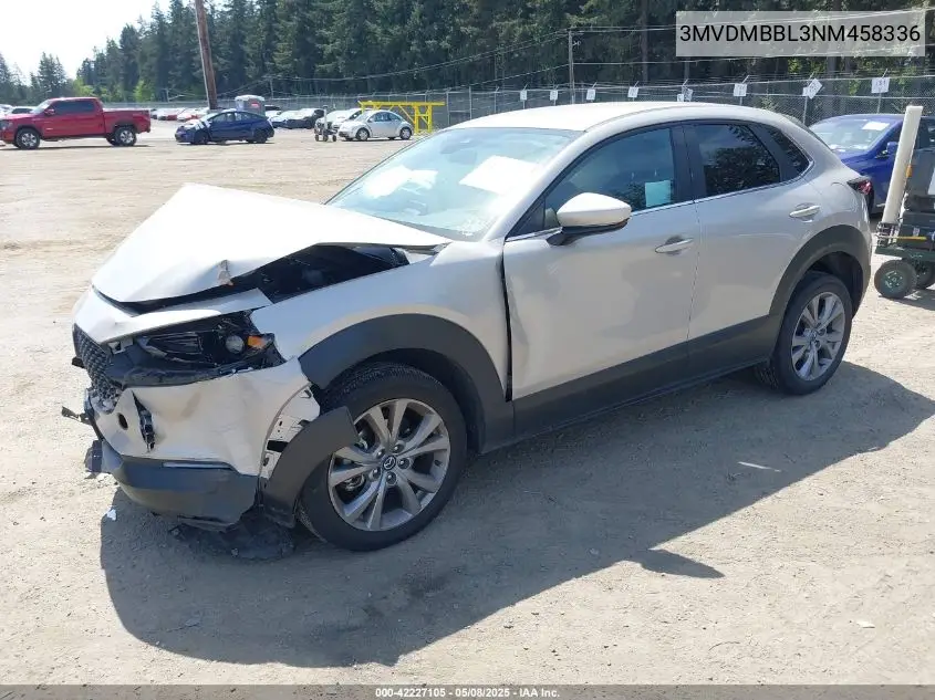 2022 Mazda Cx-30 Select VIN: 3MVDMBBL3NM458336 Lot: 42227105