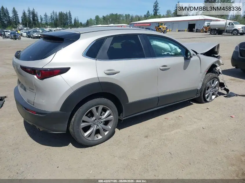 2022 Mazda Cx-30 Select VIN: 3MVDMBBL3NM458336 Lot: 42227105